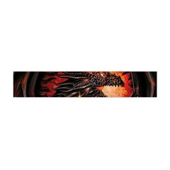 Dragon Flano Scarf (mini) by Sudhe