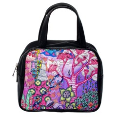 Trippy Forest Full Version Classic Handbag (one Side) by okhismakingart