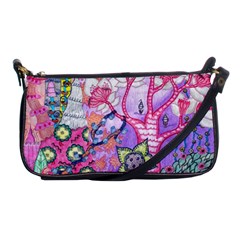 Trippy Forest Full Version Shoulder Clutch Bag by okhismakingart