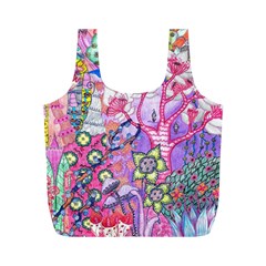 Trippy Forest Full Version Full Print Recycle Bag (m) by okhismakingart