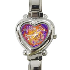 Electric Field Art Lii Heart Italian Charm Watch by okhismakingart