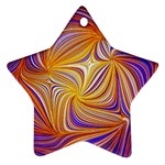 Electric Field Art LII Star Ornament (Two Sides) Front