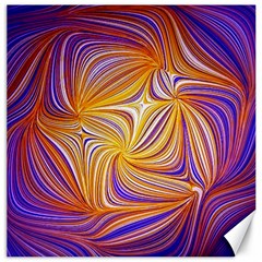 Electric Field Art Lii Canvas 16  X 16  by okhismakingart