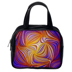 Electric Field Art Lii Classic Handbag (one Side) by okhismakingart