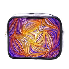 Electric Field Art Lii Mini Toiletries Bag (one Side) by okhismakingart