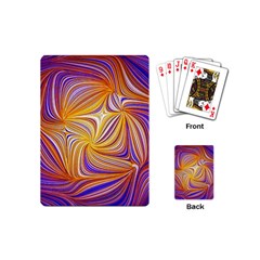 Electric Field Art Lii Playing Cards (mini) by okhismakingart