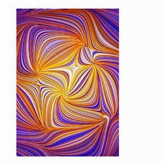 Electric Field Art Lii Small Garden Flag (two Sides) by okhismakingart