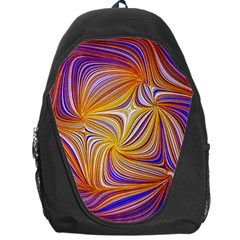 Electric Field Art Lii Backpack Bag by okhismakingart