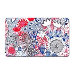 Floral Jungle  Magnet (rectangular) by okhismakingart