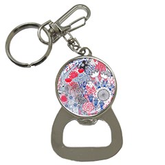 Floral Jungle  Bottle Opener Key Chains by okhismakingart