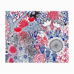 Floral Jungle  Small Glasses Cloth (2-side) by okhismakingart