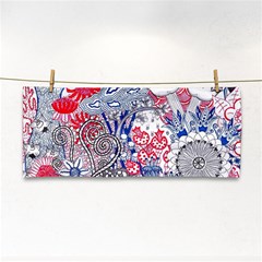 Floral Jungle  Hand Towel by okhismakingart