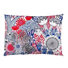 Floral Jungle  Pillow Case by okhismakingart