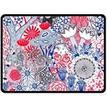 Floral Jungle  Fleece Blanket (Large)  80 x60  Blanket Front