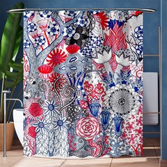 Floral Jungle  Shower Curtain 60  X 72  (medium)  by okhismakingart