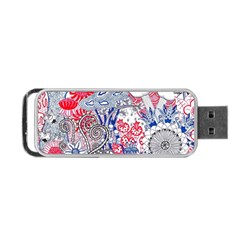 Floral Jungle  Portable Usb Flash (two Sides) by okhismakingart