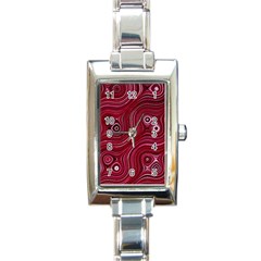 Electric Field Art Xxxviii Rectangle Italian Charm Watch by okhismakingart