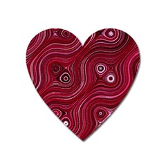 Electric Field Art Xxxviii Heart Magnet by okhismakingart