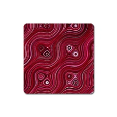 Electric Field Art Xxxviii Square Magnet by okhismakingart