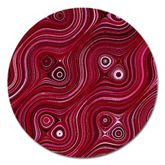 Electric Field Art Xxxviii Magnet 5  (round) by okhismakingart