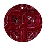 Electric Field Art XXXVIII Round Ornament (Two Sides) Front