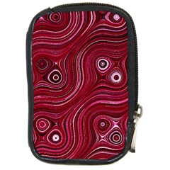 Electric Field Art Xxxviii Compact Camera Leather Case by okhismakingart