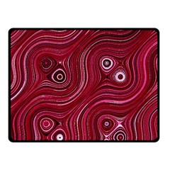 Electric Field Art Xxxviii Double Sided Fleece Blanket (small)  by okhismakingart