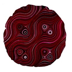 Electric Field Art Xxxviii Large 18  Premium Flano Round Cushions by okhismakingart