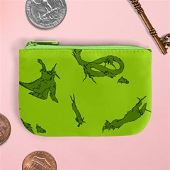 Mythical Silkens Green Coin Purse Coin Change Purse