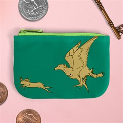 Mythical Silkasus Silkencorn Teal Coin Purse Coin Change Purse by NerdyNook