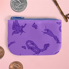 Mythical Silkens Purple Coin Purse Coin Change Purse by NerdyNook