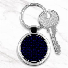 Neon Oriental Characters Print Pattern Key Chains (round)  by dflcprintsclothing