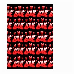 Love 2 Large Garden Flag (two Sides) by ArtworkByPatrick