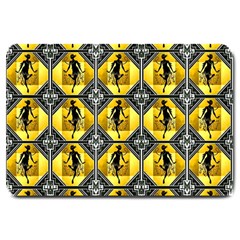 Flappers Large Doormat  by ArtworkByPatrick