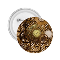 Wonderful Steampunk Design, Awesome Clockwork 2 25  Buttons by FantasyWorld7