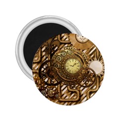 Wonderful Steampunk Design, Awesome Clockwork 2 25  Magnets by FantasyWorld7