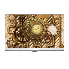 Wonderful Steampunk Design, Awesome Clockwork Business Card Holder by FantasyWorld7