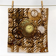 Wonderful Steampunk Design, Awesome Clockwork Face Towel by FantasyWorld7