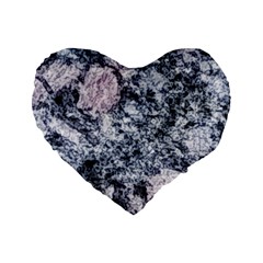 Garden Of The Phoenix Granite Standard 16  Premium Flano Heart Shape Cushions by Riverwoman