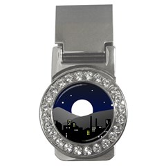 City At Night Money Clips (cz)  by Pakrebo