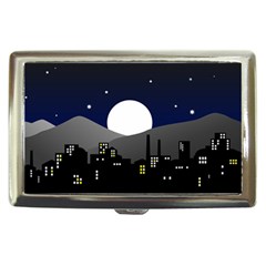 City At Night Cigarette Money Case by Pakrebo