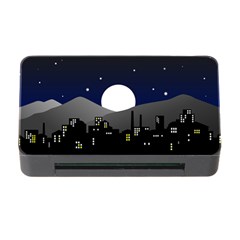 City At Night Memory Card Reader With Cf by Pakrebo