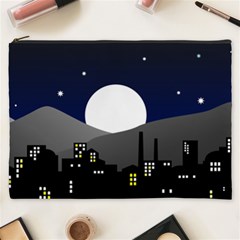 City At Night Cosmetic Bag (xxxl) by Pakrebo