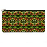 Pattern Red Green Yellow Black Pencil Cases Front