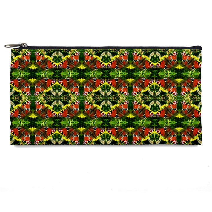 Pattern Red Green Yellow Black Pencil Cases