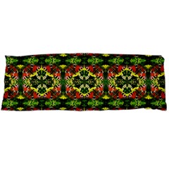 Pattern Red Green Yellow Black Body Pillow Case (dakimakura) by Pakrebo