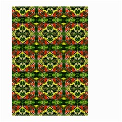 Pattern Red Green Yellow Black Small Garden Flag (two Sides) by Pakrebo