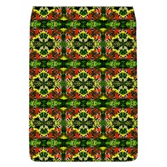 Pattern Red Green Yellow Black Removable Flap Cover (l)