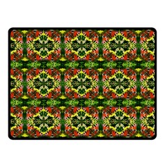 Pattern Red Green Yellow Black Double Sided Fleece Blanket (small)  by Pakrebo