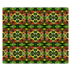 Pattern Red Green Yellow Black Double Sided Flano Blanket (small)  by Pakrebo